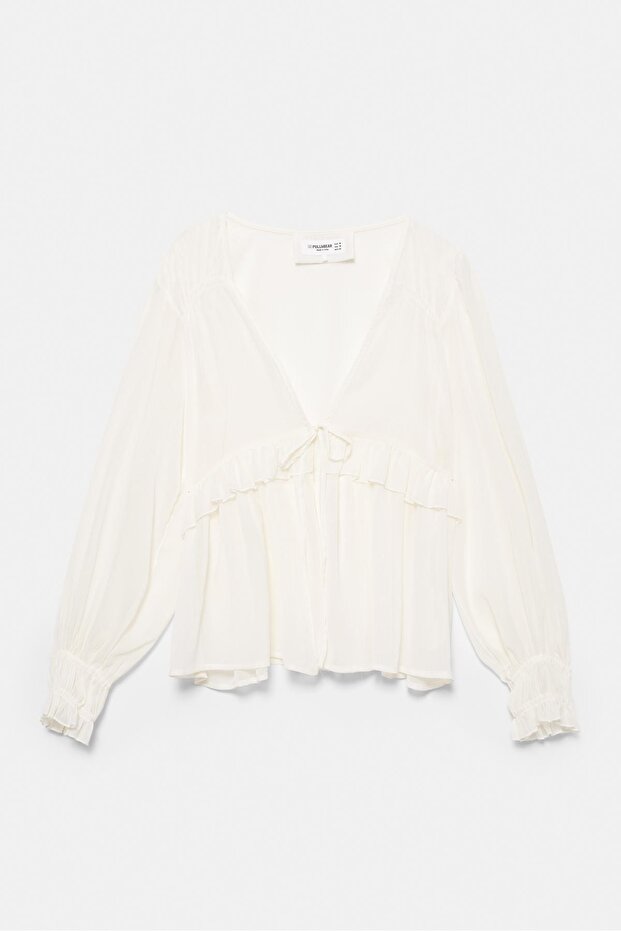 Fırfırlı bluz - 6