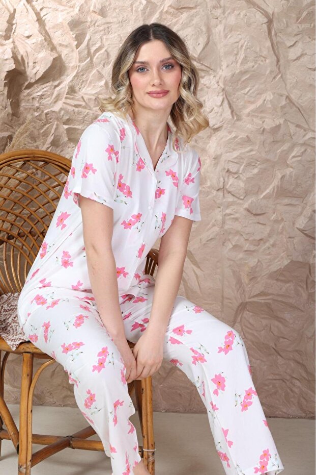 Women's Cotton Trousers Pajama Set