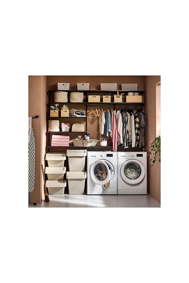 صندوق فرز النفايات، بيج، 60 لتر - 7