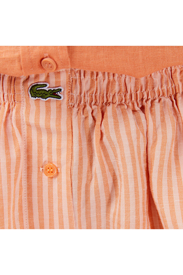 Kadın Oversize Fit Turuncu Şort - 5