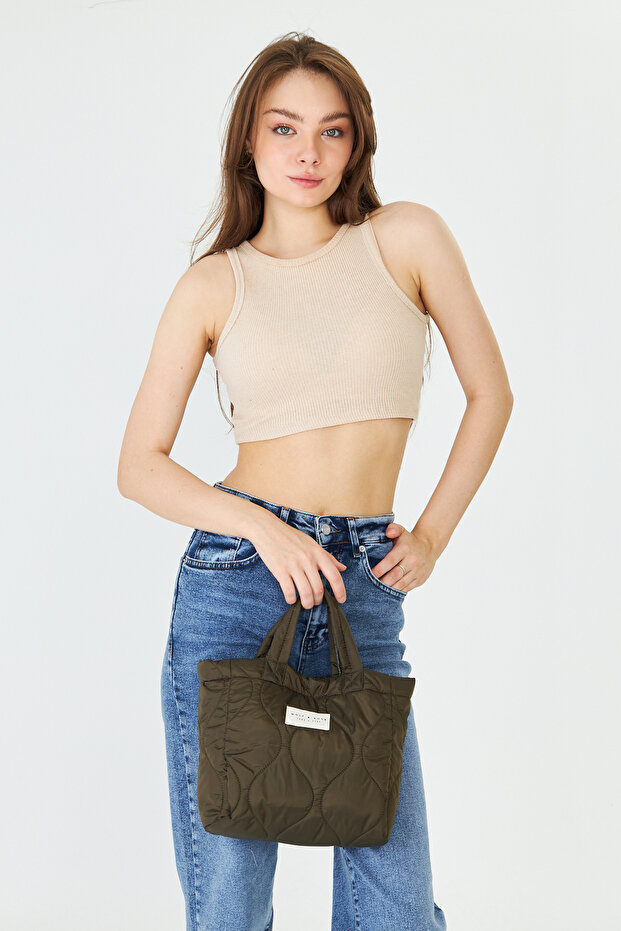 حقيبة كروس صغيرة مبطنة ومرقعة - 2