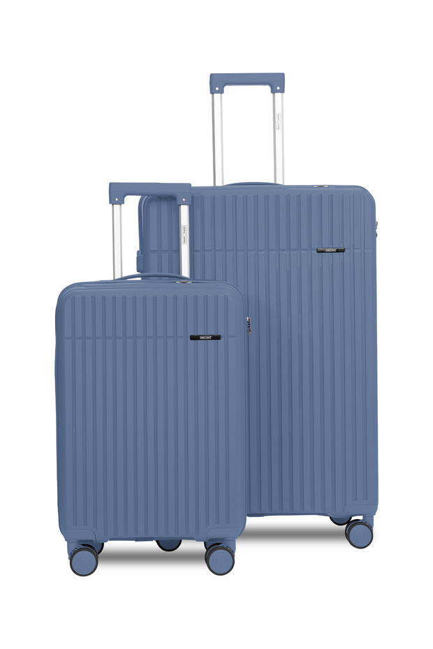 Voyra 2-Piece Hardside Luggage Set – 10/30KG, 8-Wheel Polypropylene Travel Suitcases