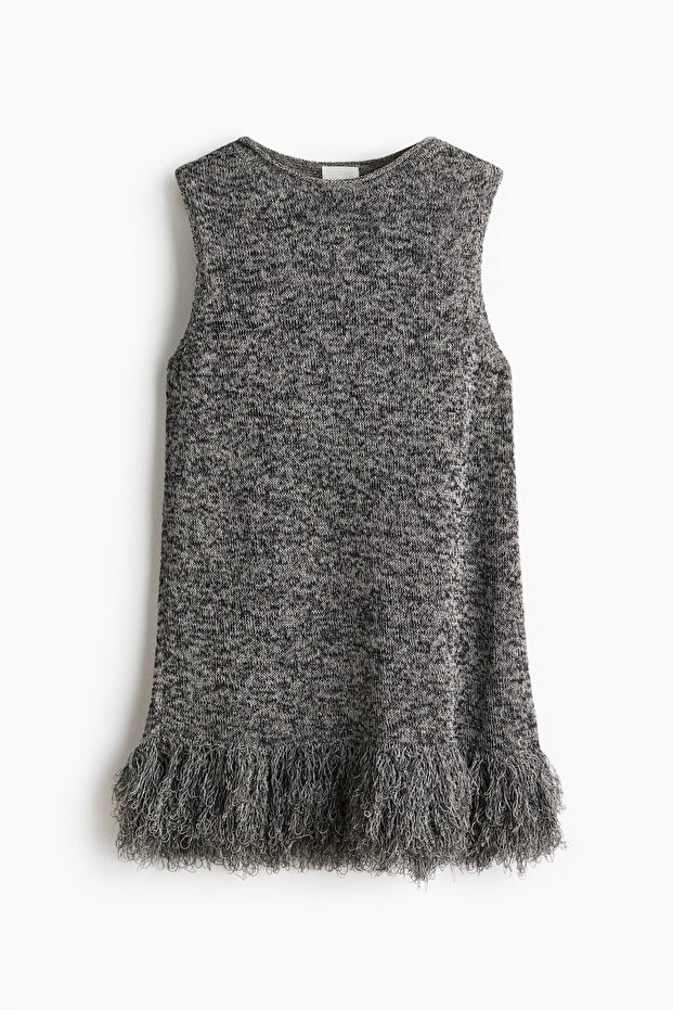 Püsküllü Triko Üst - 1