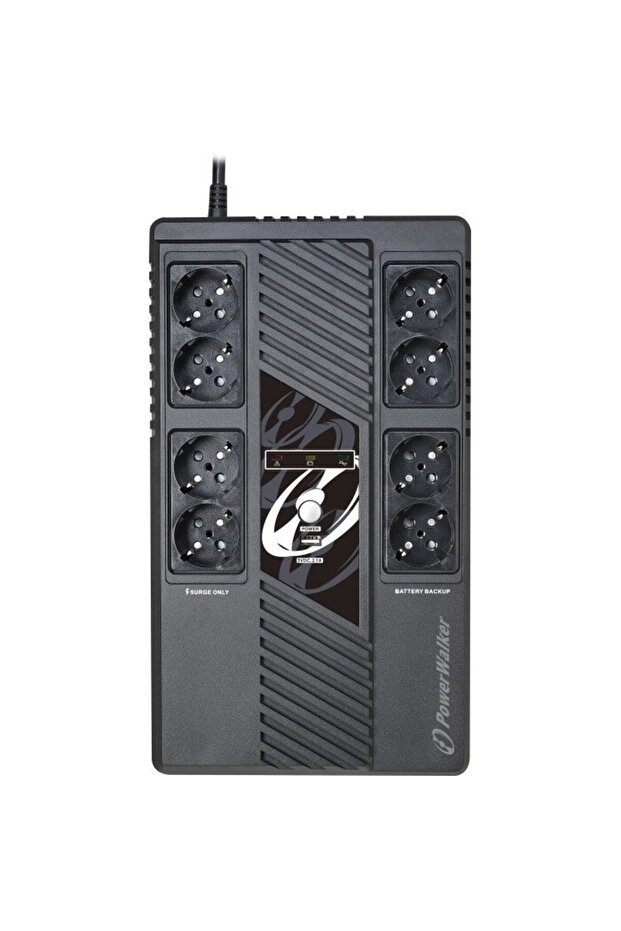 PowerWalker VI 800 MS, UPS (black) - 2