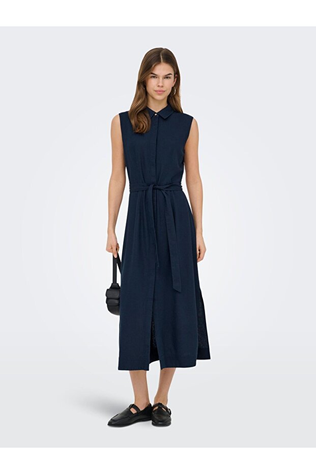 Kleid ONLGOA Leinen Midikleid - 1