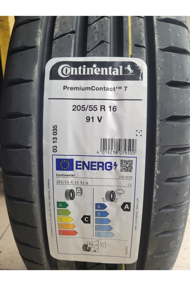 Continental 205/55r16 Premium Contact7 91V Set Olarak (4ADET) Yazlık 2026 Üretim*
