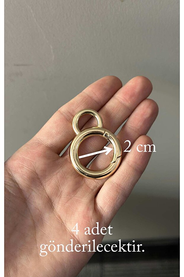 Spring Ring Adjacent Spring Ring Keychain Spring Rings 4Pcs - 1