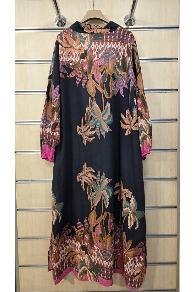 cu model Rochie lungă bumbac piese - 6