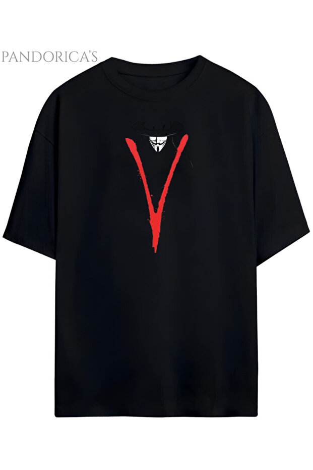 Pandorica's V for Vendetta Design Unisex Cotton Pack T-Shirt