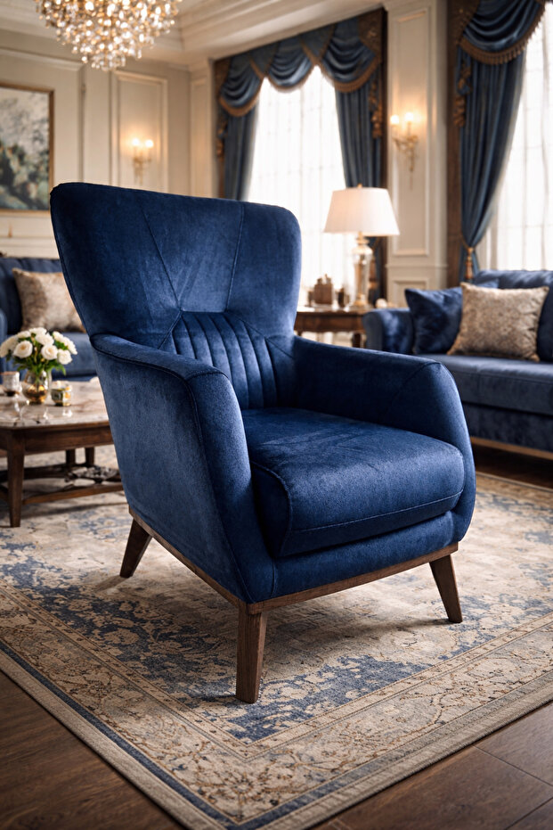 Mavi Kadife Nirvana Berjer - 1