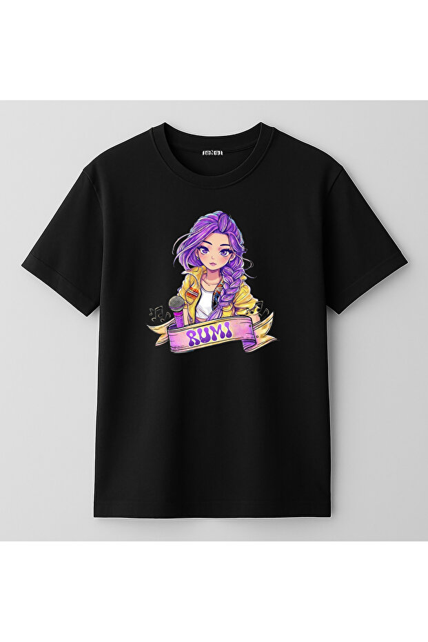 تي شيرت Kpop (tent-20040) Demon Slayers Rumi Design B مطبوع (4-13 سنة)