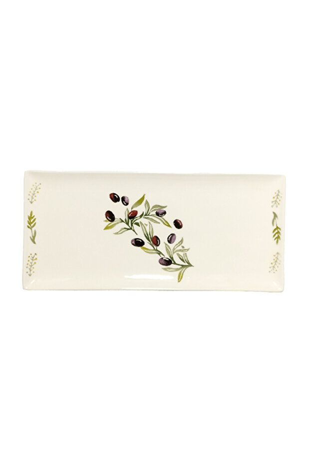 Olivia Printed Rectangular Platter 36cm - 1