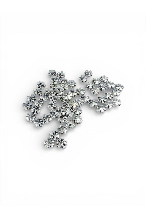 20 Pcs Silver Color Clover Model Bracelet Necklace Anklet Spacer Jewelry Supplies