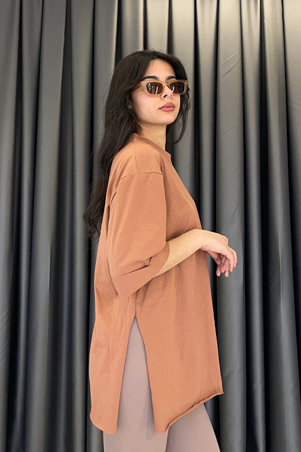 Basic T-Shirt - Camel Camel - 3