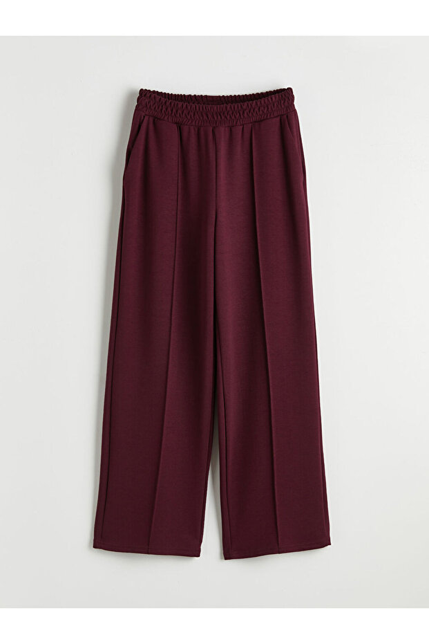 Plum Elastic Waist Soft Touch Women's Sweatpants