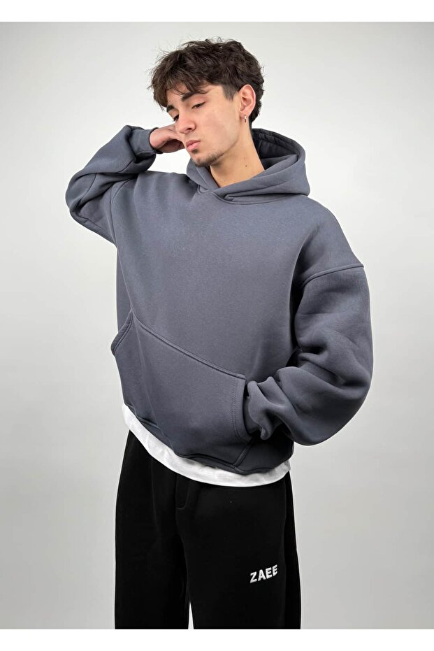 Basic Oversize Hoodie - 6