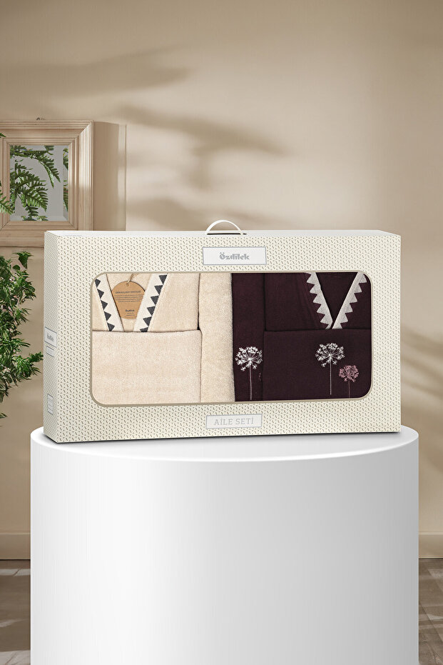 مجموعة إيربا سيكا الأسرية باللون البرتقالي-البيج - 3