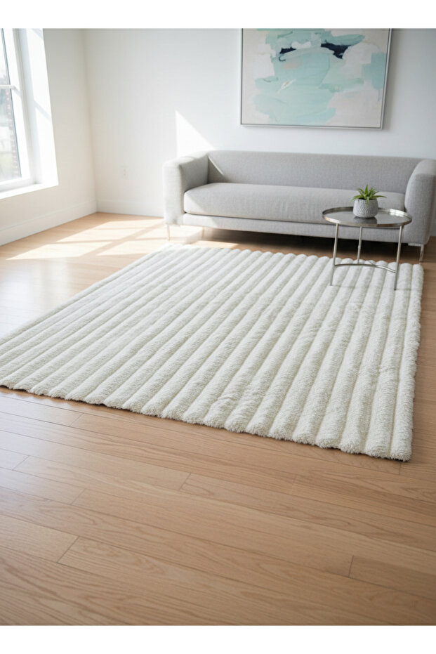 Kürk Çizgili Halı - 1