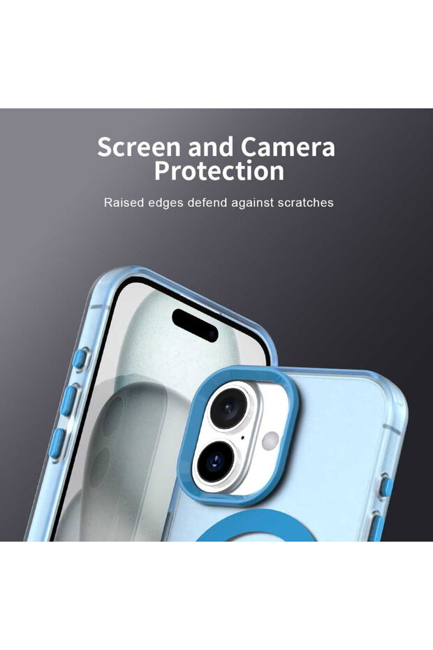 Case for iPhone 16 Plus - CandyCase MagSafe - Blue - 4