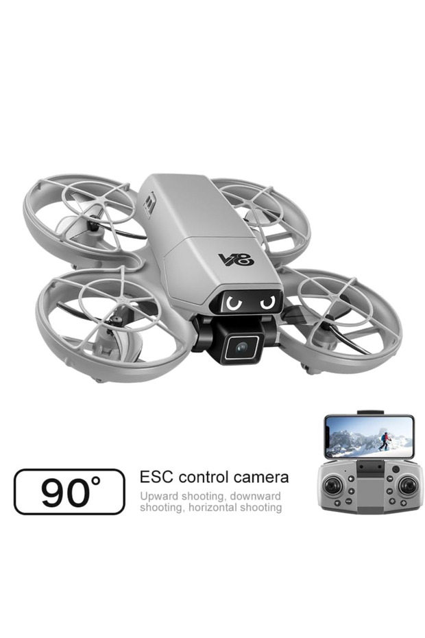 Kameralı Mini Drone Optical Flow Hover APP Kontrollü - 5
