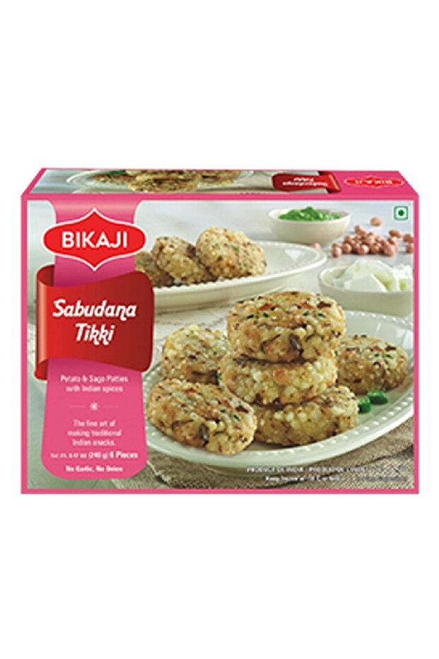 Frozen Sabudana Tikki Crispy Tapioca Fasting Patties (240g, 6s)