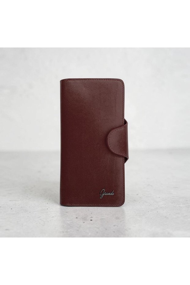 Real Leather Unisex Wallet Slim Design Large Size