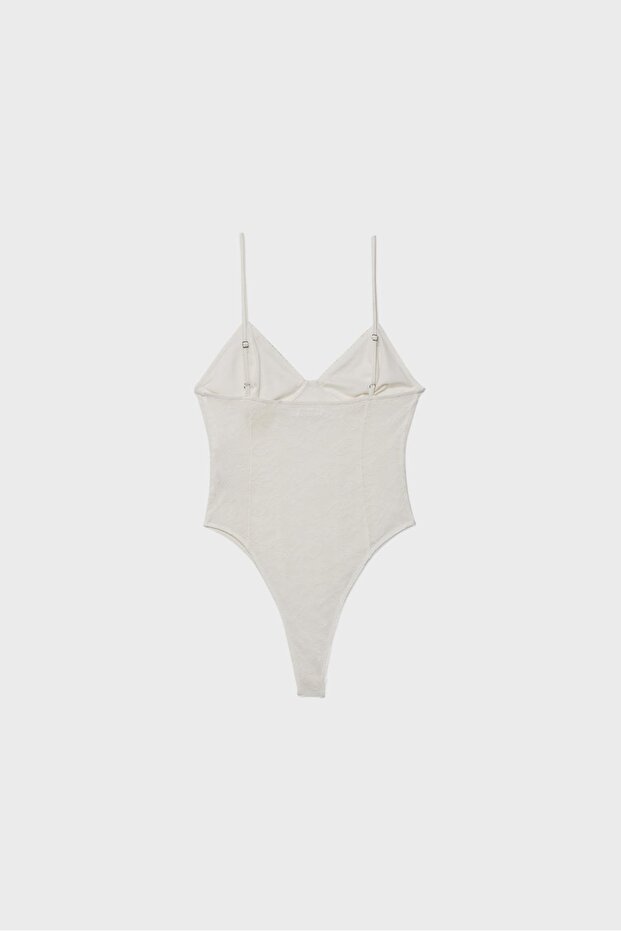 Dantel askılı body - 7