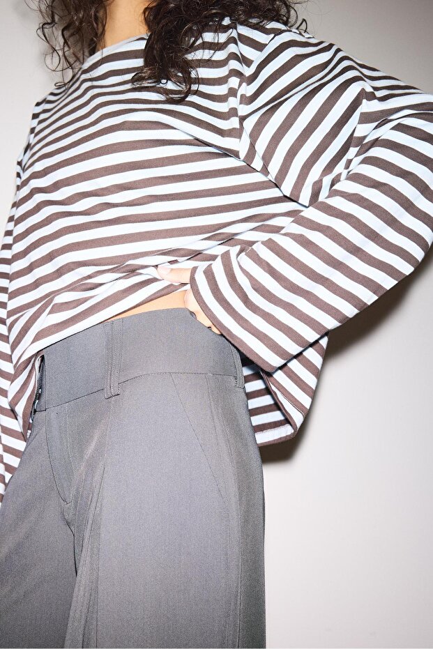 Kemerli smart pantolon - 4