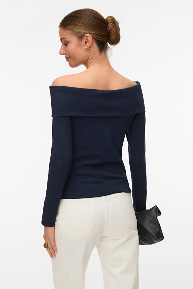 Vmmille Ls Off Shoulder Top Jrs Exp Sb3 - 3