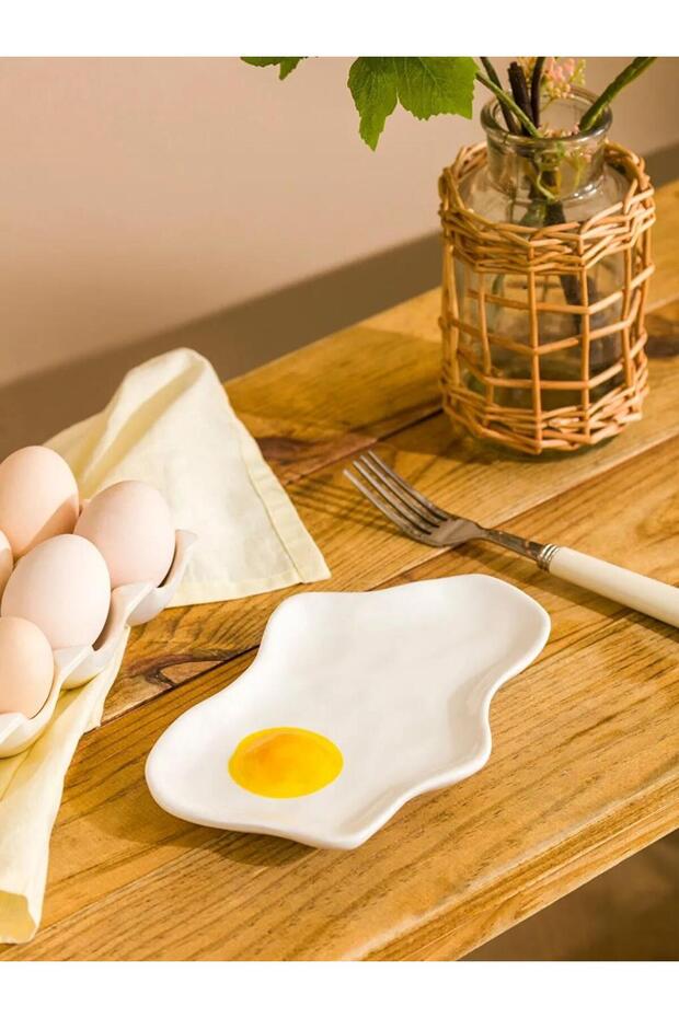 طبق بورسلين على شكل بيضة 25 سم (S6)