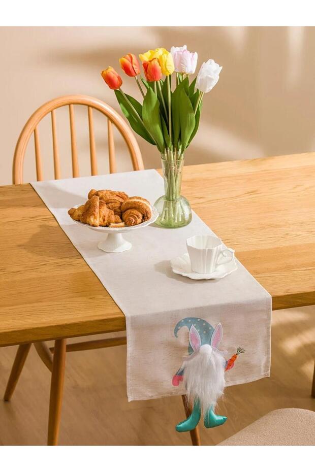 مجسم قزمي مختلط مفرش طاولة طويل 35x150 سم (S6)