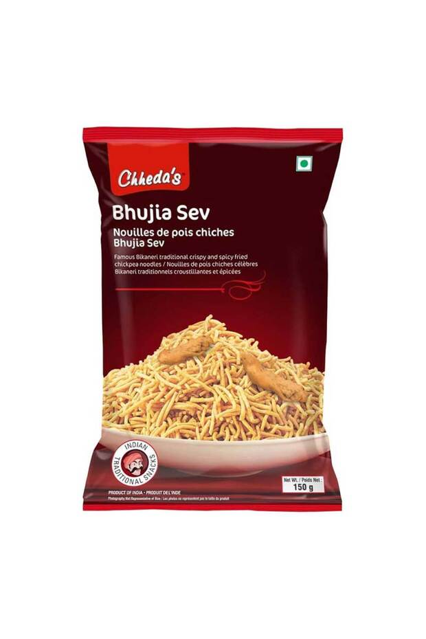 Bhujia Sev Crisp Traditional Dew Bean Fried Flour Thin Sev (150g)