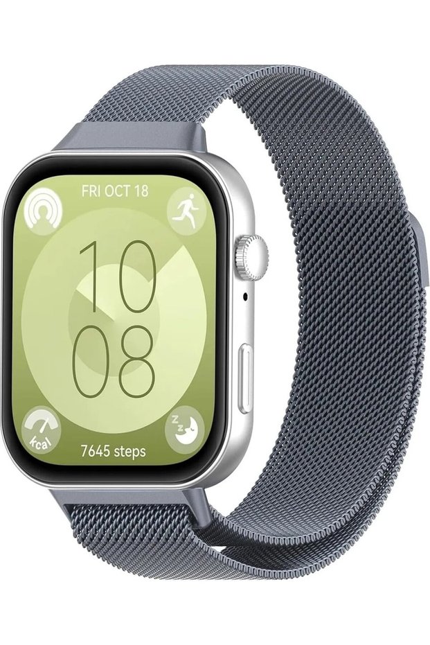 Huawei Watch Fit 3 / Fit 4 Compatible Metal Mesh Magnetic Band