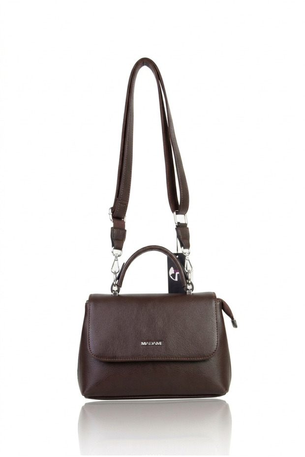 Quality Faux Leather El & Kol Bag Si Medium Section Six Compartment Both Sporty and Classic Stylish Women's Bag Si