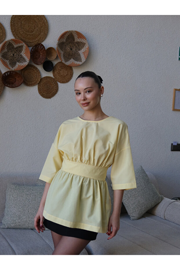 SIRT DEKOLTELİ GÖMLEK - 2