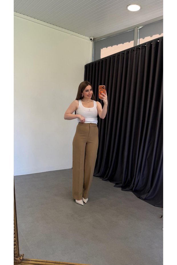 Longest Size Stretch Fabric Tok Fabric Trousers Oil Green