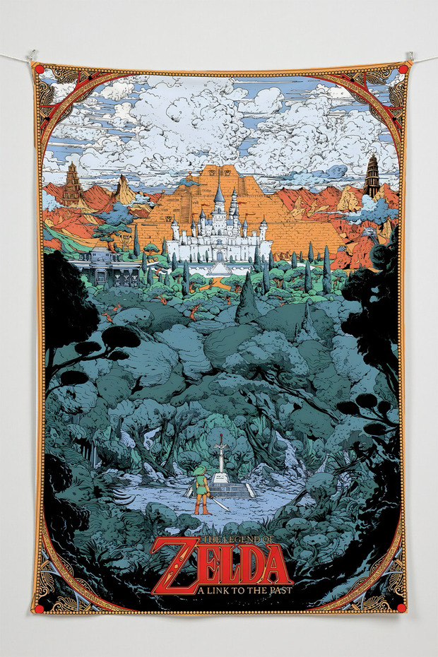 Legend of Zelda – Anime Movie Character Themed Quality Fabric, Room Decor Tapestry Wall Rug