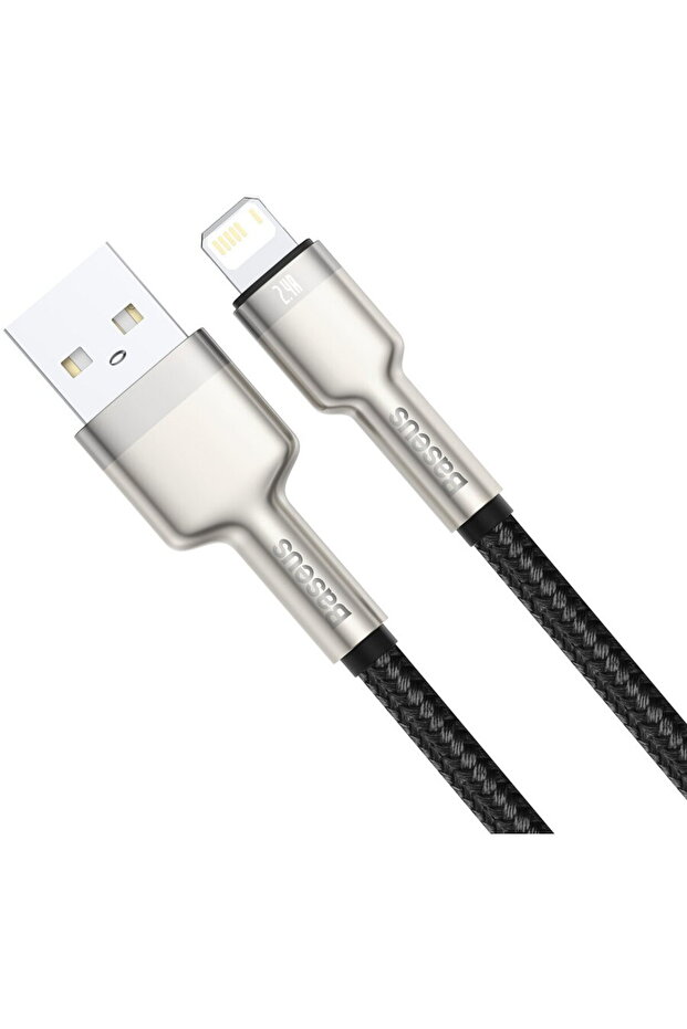 Cablu USB pentru Lightning, 2.4A, 2m (negru) - 3