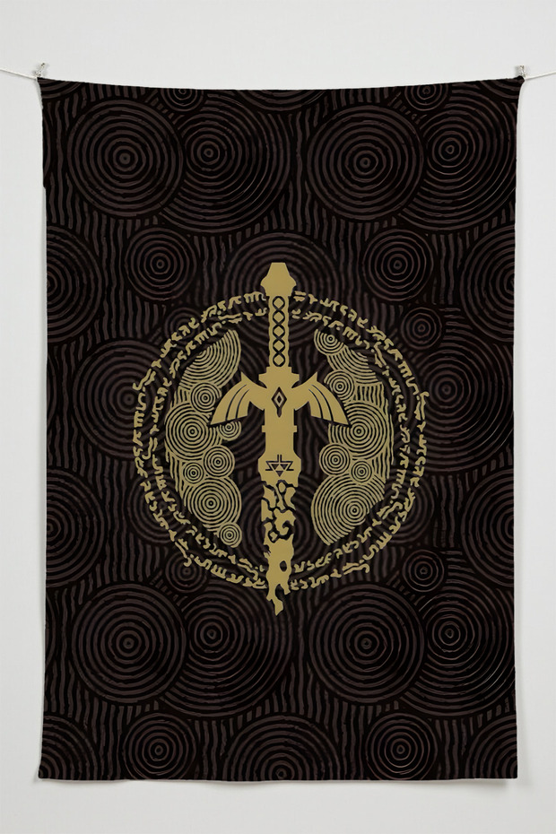 Legend of Zelda – Anime Movie Character Themed Quality Fabric, Room Decor Tapestry Wall Rug