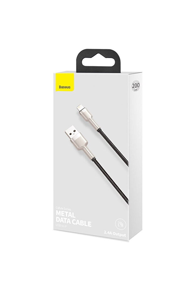 Cablu USB pentru Lightning, 2.4A, 2m (negru) - 6