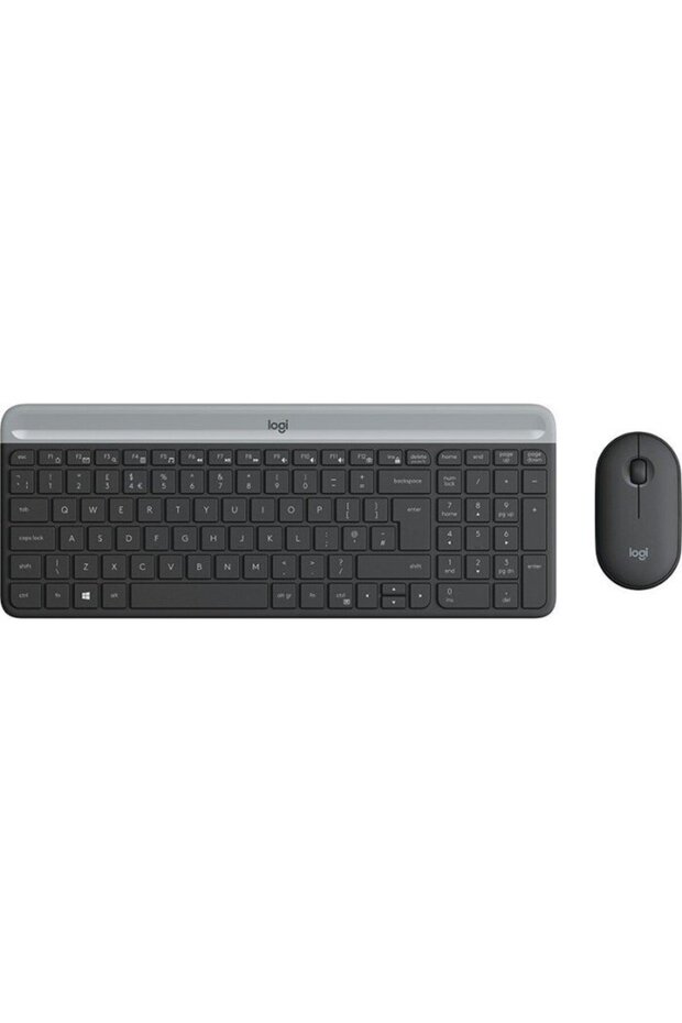 Kit tastatura Logitech MK470 + mouse Logitech (Negru)