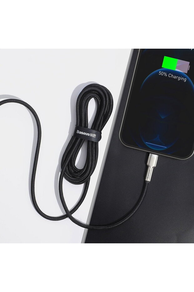 Cablu USB pentru Lightning, 2.4A, 2m (negru) - 8