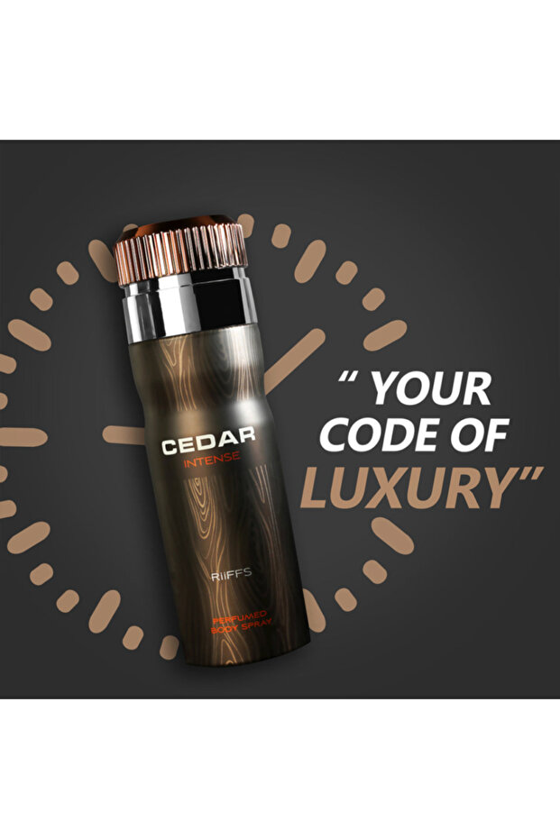 Riiffs Cedar Intense – deodorant pentru bărbați 200 ml - 2