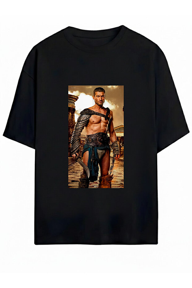 Spartacus Printed Unisex Oversized 100% Cotton Pack T-Shirt