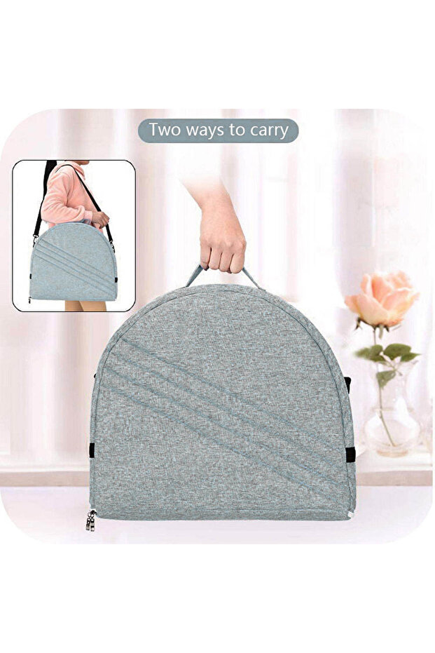 سرير أطفال متعدد الوظائف مع ناموسية - رمادي - 4