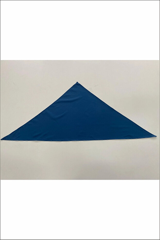 Üçgen Bandana Fular Bone Mutfak ve Aşçı Bone Likralı Soft İndigo Mavi - 4