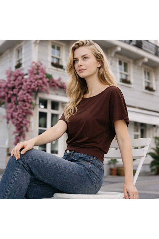 Yarasa Kol Modal Crop Bluz