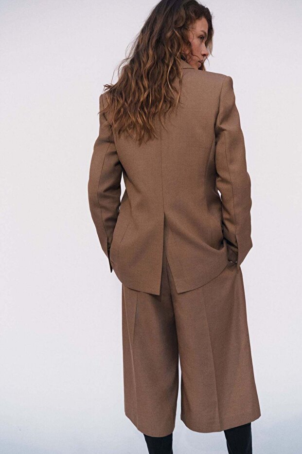 Long twill blazer - 4
