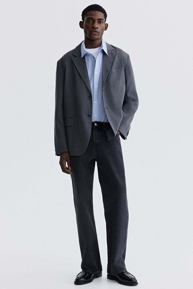 Loose Fit Single-breasted jacket
