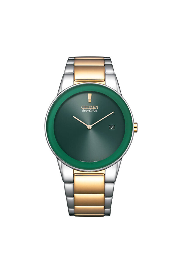 Men's Analog Dark Green Dial Watch - AU1064-85X